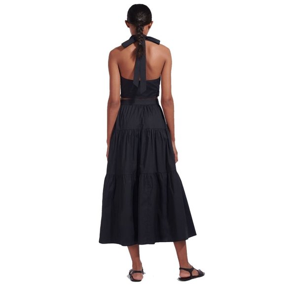 STAUD Black Halter Crop Top - Picture 6 of 8